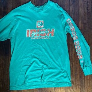 Notre Dame Irish Football Long Sleeve Shirt